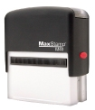 We manufacture 18 different sizes of custom self-inking rubber stamps.